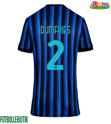 Inter Milan Denzel Dumfries #2 Hemmatröja Kvinnor 2025-26 Kortärmad